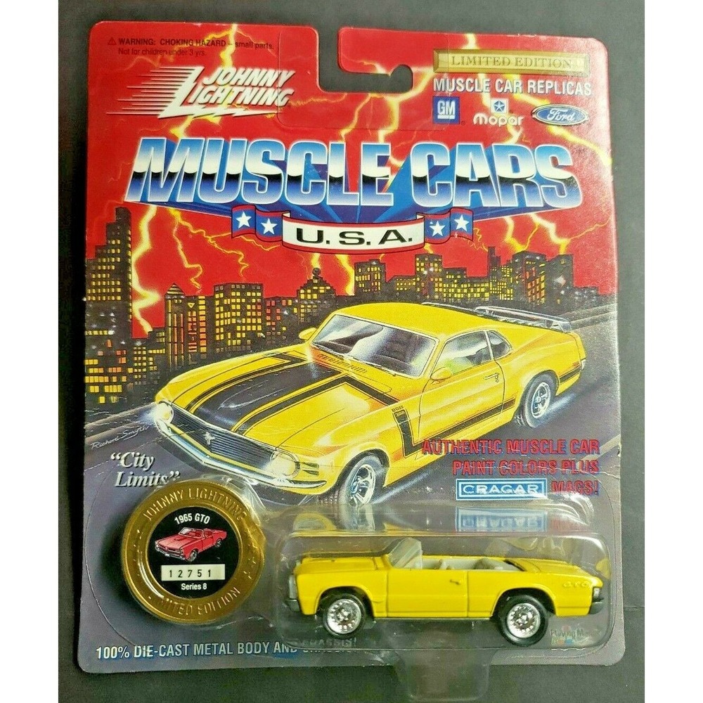 1994 Johnny Lightning Muscle Cars USA 1965 GTO Series 8 Yellow HW20 12751